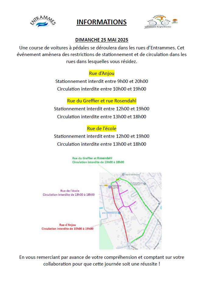 Interdiction de circuler et stationner