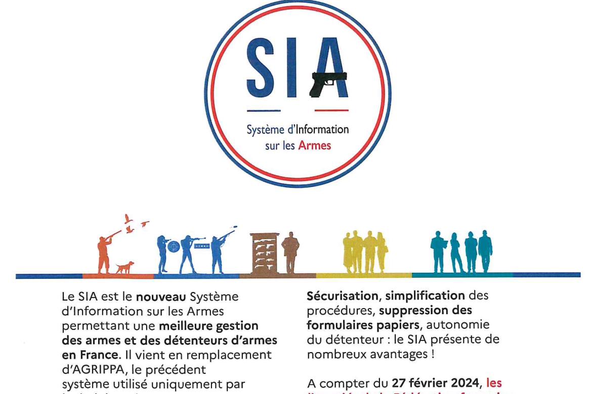 Création de compte dans le Système d'information sur les Armes (SIA)