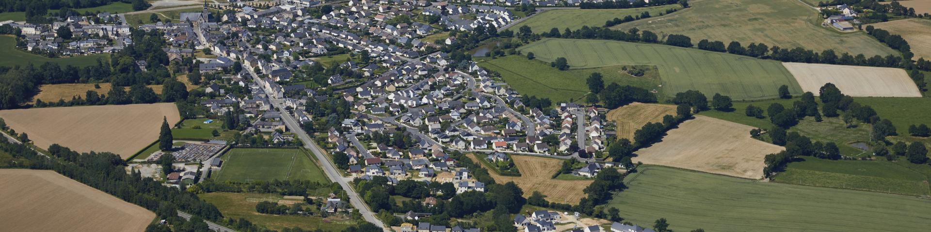 Entrammes vue du ciel